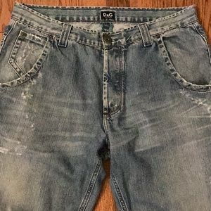 Dolce Gabbanas denim!  Super soft!  Distressed!